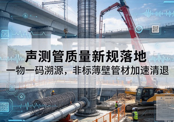 桂平声测管质量新规落地，一物一码溯源，非标薄壁管材加速清退